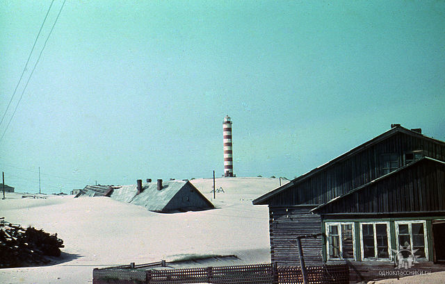 Nenetsia /  Shoyna lighthouse - photo 1990
AKA Shoynskii 
Source: [url=http://www.polarpost.ru/forum/viewtopic.php?f=28&t=772]Polar Post[/url]
Keywords: White sea;Russia;Nenetsia;Historic;Winter