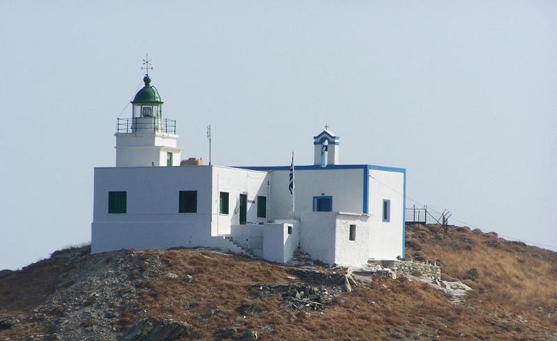 Agios Nikolaos lighthouse
AKA Kea
Source of the photo: [url=http://www.faroi.com/]Lighthouses of Greece[/url]

Keywords: Kea;Greece;Aegean sea