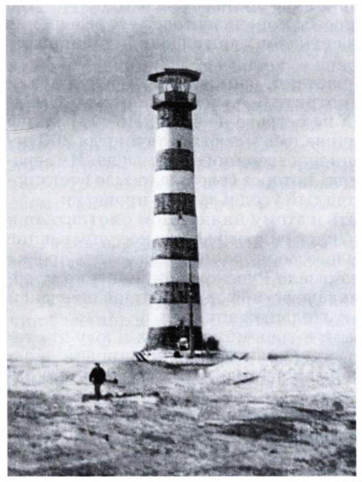 White sea / Morzhovets island lighthouse - historic picture
Source: [url=http://www.polarpost.ru/forum/viewtopic.php?f=28&t=5149]Polar Post[/url]
Keywords: White sea;Russia;Historic