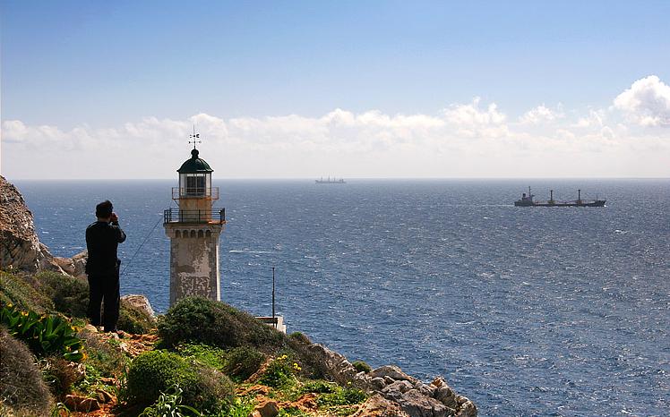 Peloponnese / Cape Tenaro-Cape Matapan / Tainaro Lighthouse
Source of the photo: [url=http://www.faroi.com/]Lighthouses of Greece[/url]

Keywords: Peloponnese;Greece;Mediterranean sea