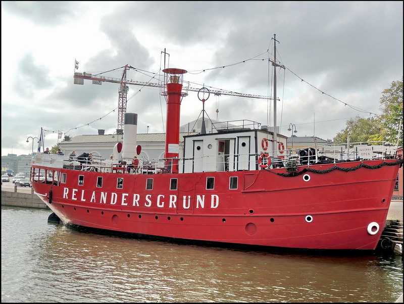 Helsinki / Relandersgrund lightship
1888-1914 Relandersgrund station
July 1914 	during WWI withdrawn from Relandersgrund station and sent to Rauma. Russian seamen, wildly celebrating their revolution, sailed it to the southern shore of the Gulf of Finland and sank it
1918 the lightship was raised, repaired in Tallin, brought to Helsinki and converted into a reserve lightship
1918-1937 reserve lightship "RESERV I" 
1937 decommissioned 
1938-1978 expedition vessel "VUOLLE"
1978 sold for scrap
[url=http://www.feuerschiffseite.de/SCHIFFE/FINNLAND/relanders/rellugb.htm](Source)[/url]
Author of the photo [url=http://avc.flamber.ru/photos/]AVC[/url]([url=http://avc-avc.livejournal.com/]blog[/url])
Keywords: Helsinki;Finland;Gulf of Finland;Lightship
