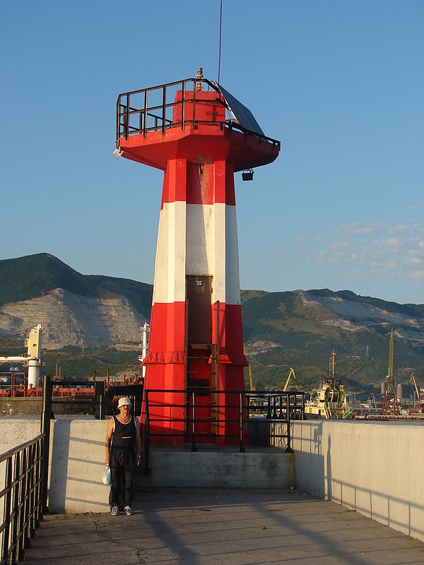 Novorossisk West Mole lighthouse
Permission granted by [url=http://fleetphoto.ru/author/108/]Igor Kazimirchik[/url]
Keywords: Novorossiysk;Russia;Black Sea