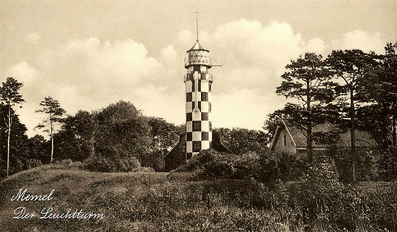 Second Klaipeda (Memel) lighthouse
Build 1819, destroyed during WWII.
Photo provided by [url=http://forum.shipspotting.com/index.php?action=profile;u=40525]Gena Anfimov[/url]
Keywords: Klaipeda;Lithuania;Baltic sea;Historic