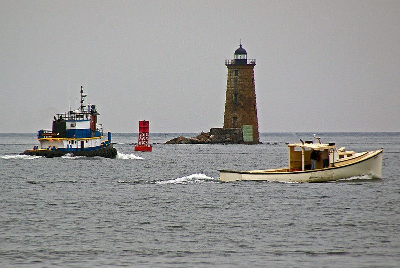 Maine / Whaleback Ledge lighthouse
Author of the photo: [url=http://www.flickr.com/photos/papa_charliegeorge/]Charlie Kellogg[/url]
Keywords: Maine;Atlantic ocean;United States;Offshore
