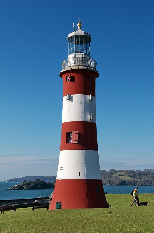 Plymouth Hoe / Eddystone lighthouse
AKA Smeaton's Tower
The lighthouse was originally built on the Eddystone reef in 1759 at a cost of ??40,000, but was taken down in the early 1880s when it was discovered that the sea was undermining the rock it was standing on.
Approximately two thirds of the structure was moved stone by stone to its current resting place on the Hoe.
Permission granted by [url=http://sean.kiev.ua/]Sean[/url]
Keywords: Plymouth;United Kingdom;England;English channel