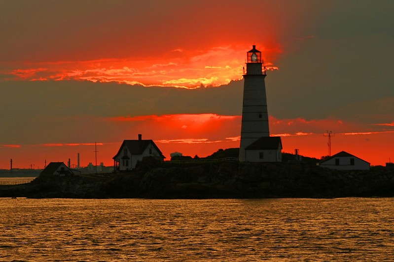 Massachusetts / Boston / Boston lighthouse - sunset
Author of the photo: [url=https://jeremydentremont.smugmug.com/]nelights[/url]

Keywords: United States;Massachusetts;Atlantic ocean;Boston;Sunset