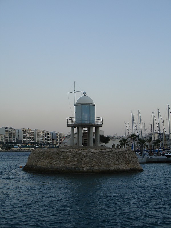 Portomaso Marina lighthouse
Private, unofficial
Keywords: Malta;Mediterranean sea