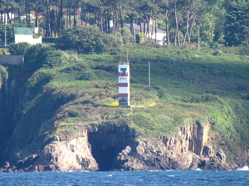 La Coruna / Punta Fieiteira Anterior light 
AKA Faro de Santa Cristina
Keywords: La Coruna;Spain;Bay of Biscay;Galicia