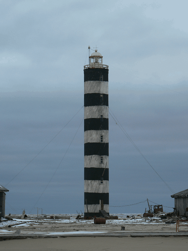Kara sea / Yamalo-Nenets region / Vil'kitskiy lighthouse
Source: [url=http://www.polarpost.ru/forum/viewtopic.php?f=28&p=48088]Polar Post[/url]
Keywords: Russia;Arctic ocean;Kara sea;Gulf of Enisey