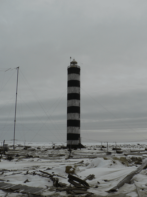 Kara sea / Yamalo-Nenets region / Vil'kitskiy lighthouse in winter
Source: [url=http://www.polarpost.ru/forum/viewtopic.php?f=28&p=48088]Polar Post[/url]
Keywords: Russia;Arctic ocean;Kara sea;Gulf of Enisey;Winter