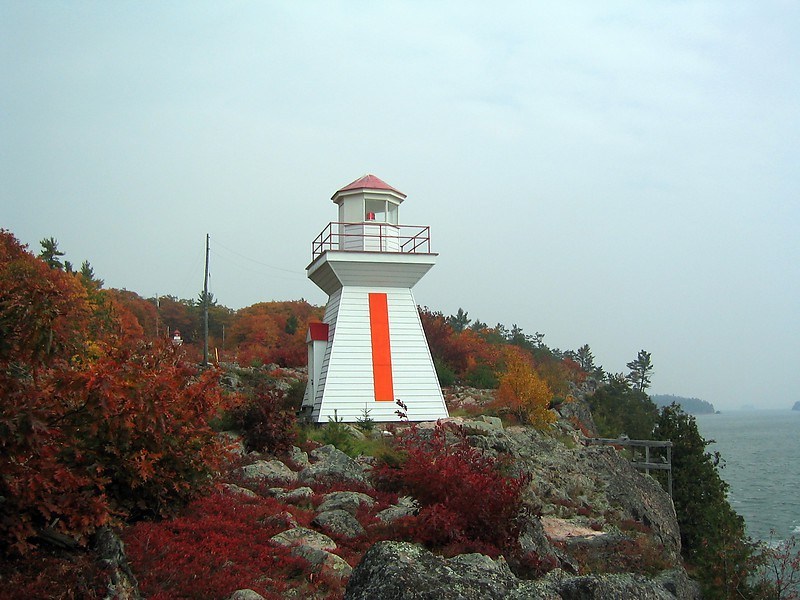 Lake Huron / Wilson Channel Front Range lighthouse
Photo source:[url=http://lighthousesrus.org/index.htm]www.lighthousesRus.org[/url]
Keywords: Lake Huron;Canada;Ontario