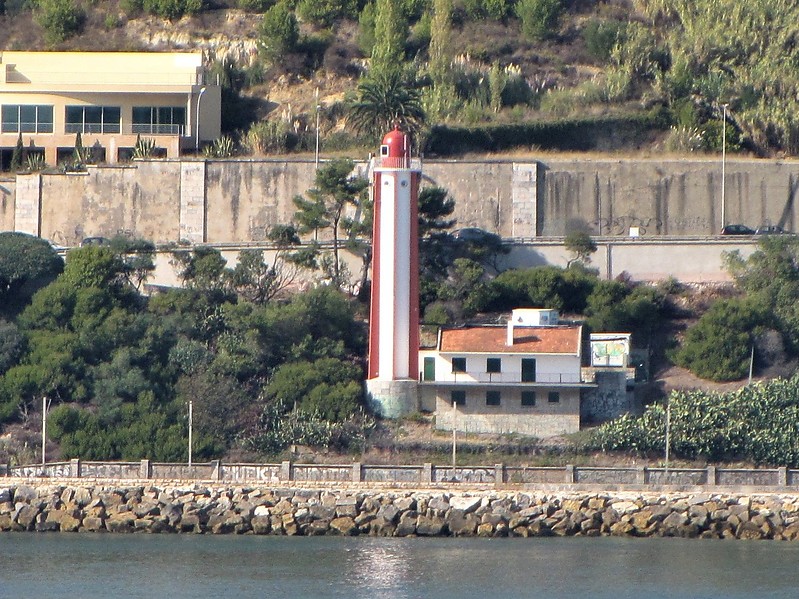 Lisboa / Gibalta lighthouse (aka Barra do Sul Range Front) 
Author of the photo: [url=https://www.flickr.com/photos/bobindrums/]Robert English[/url]
Keywords: Lisbon;Portugal;Atlantic ocean