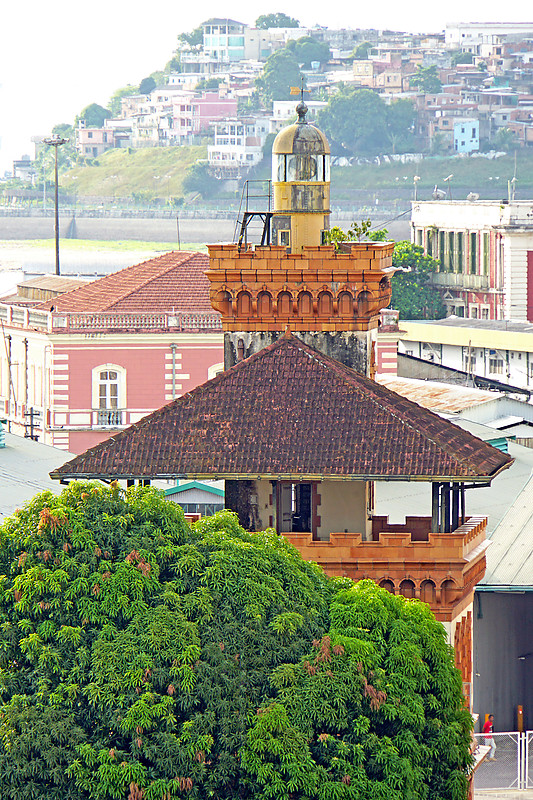 Manaus / Alf?ndega lighthouse
 The Alf?ndega (customs house) of Manaus is one of the city's best-known landmarks; it was prefabricated in Britain, shipped to the Amazon, and reassembled stone by stone. The building is now the Port Captain's office. 
Author of the photo: [url=https://www.flickr.com/photos/archer10/]Dennis Jarvis[/url]
Keywords: Manaus;Brazil