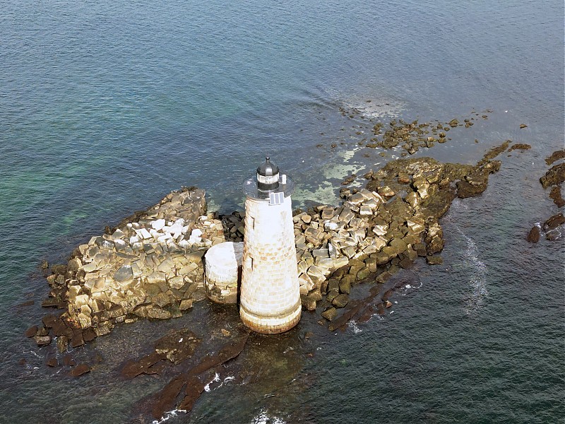 Maine / Whaleback Ledge lighthouse - aerial shot
Author of the photo: [url=https://www.flickr.com/photos/31291809@N05/]Will[/url]
Keywords: Maine;Atlantic ocean;United States;Offshore;Aerial