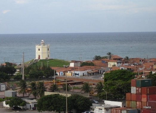 North-East Coast / Fortaleza / Mucuripe Lighthouse (Velha Farol)
Built in 1846.
Inactive from 1957, restaurated, restaurant function, later museum. From 2004 empty.
Built by slaves, it is one of the oldest buildings in Fortaleza.
Keywords: Brazil;Fortaleza;Atlantic ocean