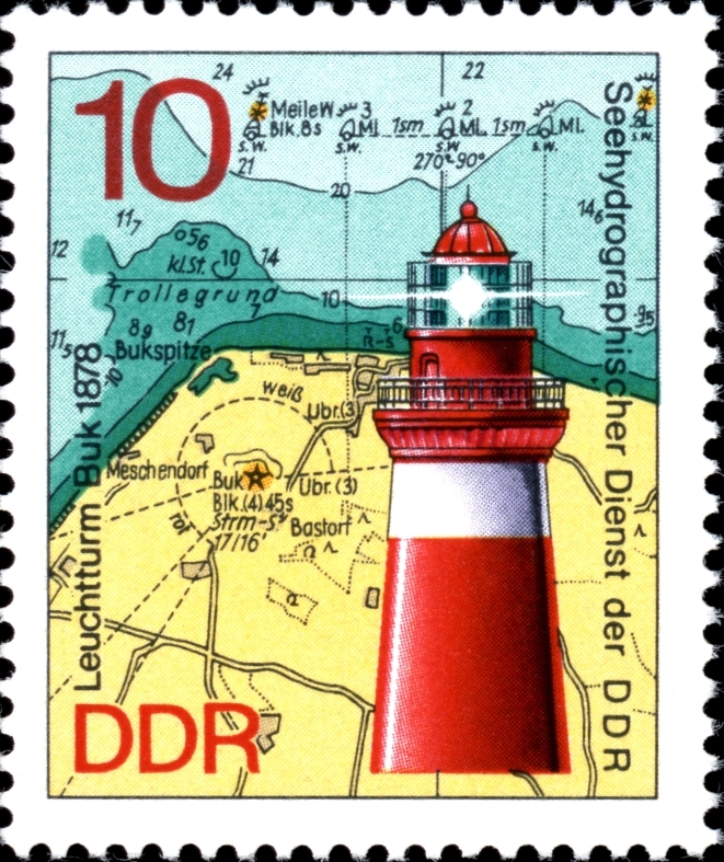 DDR / Mecklenburg - Vorpommeren / Bastorf / Buk Lighthouse
Keywords: Stamp