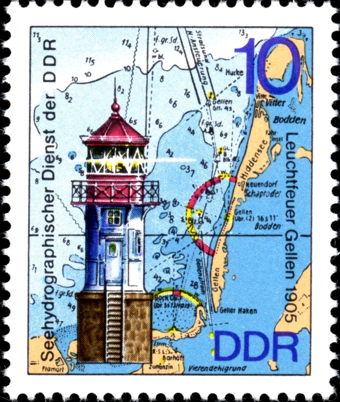 DDR / Hiddensee / Gellen Leitfeuer
Keywords: Stamp