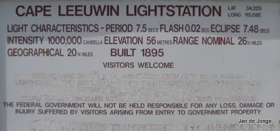 Cape Leeuwin Lighthouse
Keywords: Cape Leeuwin;Australia;Western Australia;Southern ocean;Indian ocean;Plate