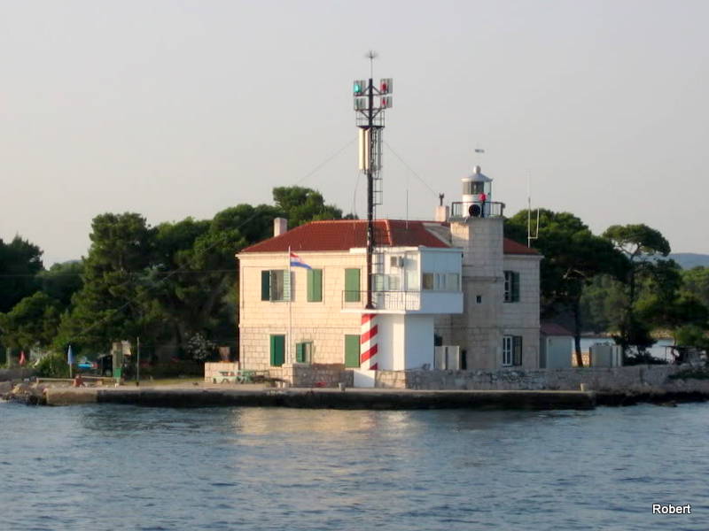 Approach ?ibenik / Kanal Sv Ante /  Rt Jadrija Lighthouse & Signalstation.
Keywords: Sibenik;Croatia;Adriatic sea;Vessel Traffic Service
