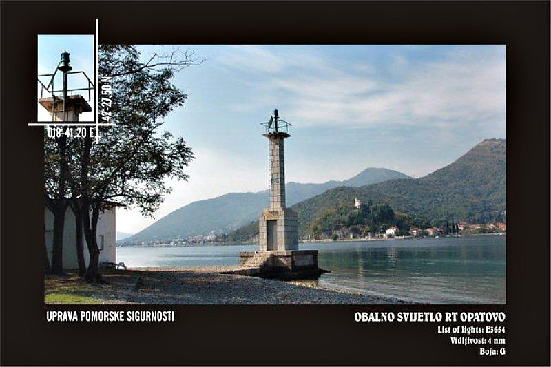 Kotor Bay / Rt Opatova Light
Keywords: Kotor bay;Adriatic sea;Montenegro;Tivat