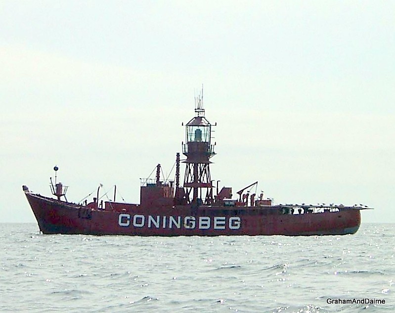 Leinster / County Wexford / Station south off the Saltee Islands / Coningbeg Light Vessel
Coningbeg Light Vessel pictured on station.
Keywords: Ireland;Wexford;Leinster;Lightship