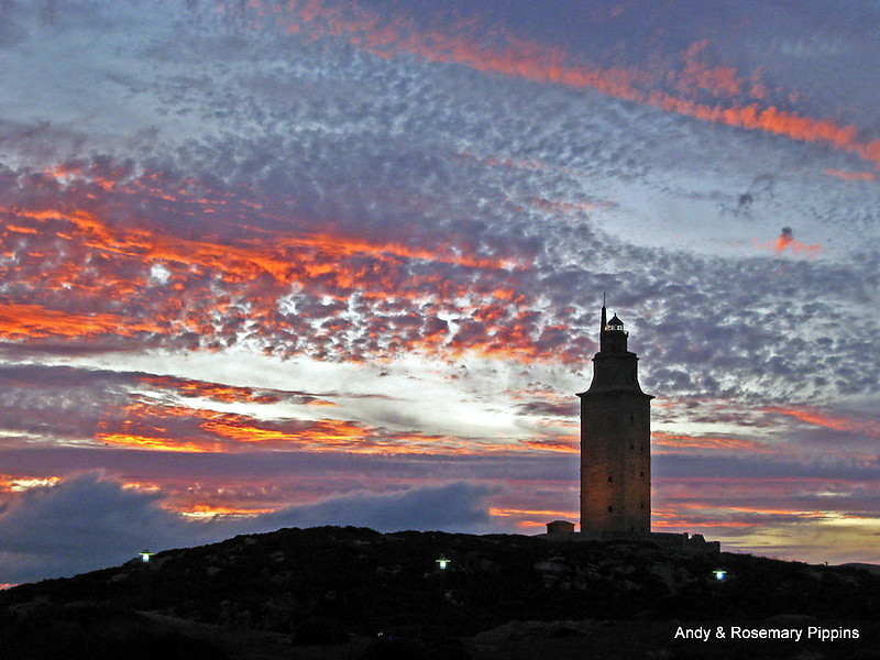 Galicia / La Coruna / Faro de Torre de Hércules
Keywords: Galicia;La Coruna;Spain;Bay of Biscay;Sunset