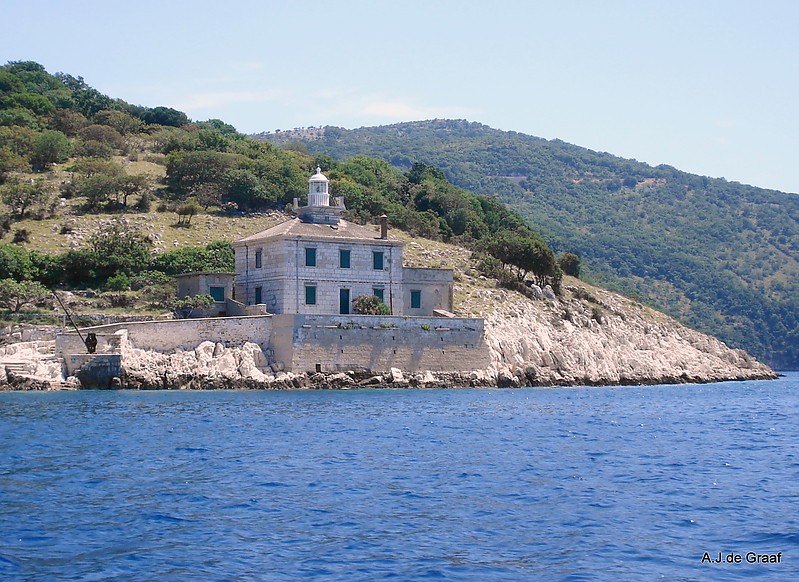 Rt Prestenice lighthouse
At Cres island, build in 1872.
Keywords: Croatia;Adriatic sea