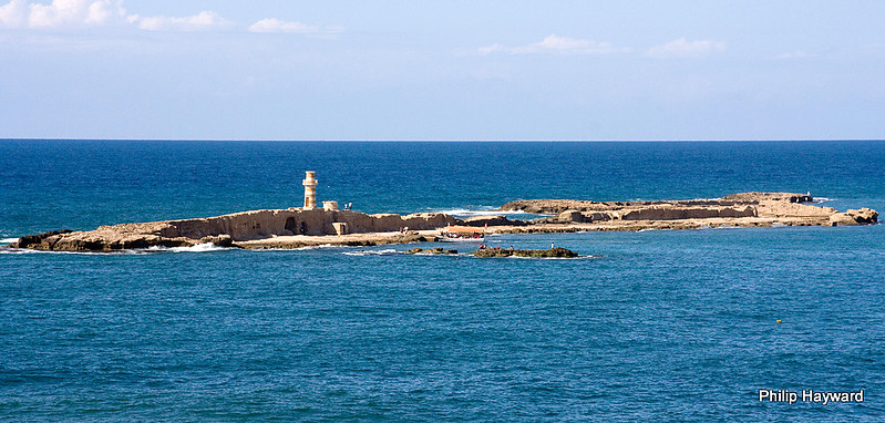 Al-Zeereh Island / Saida (Sidon) / Saida Lighthouse 
Keywords: Lebanon;Saida;Mediterranean sea