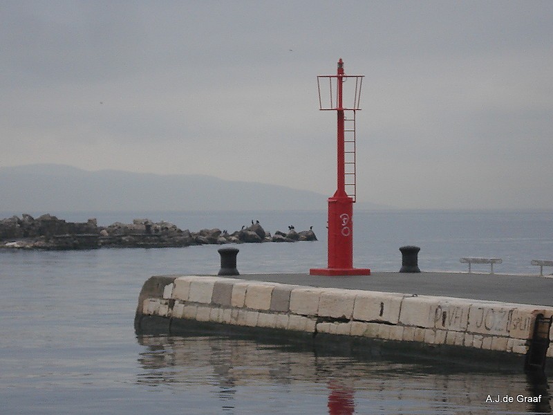 Rijeka / Su??ak - Porto Baros light
North Breakwater.
Keywords: Croatia;Adriatic sea;Rijeka