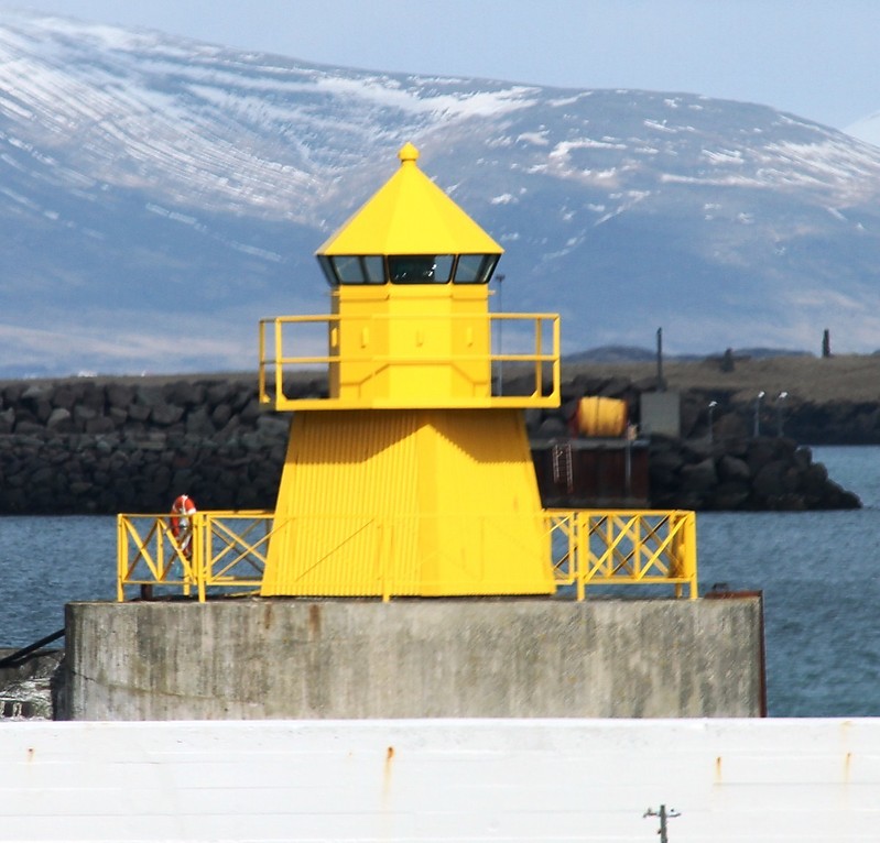 REYKJAVIK -  Ingólfsgarði (South Mole) light
Keywords: Reykjavik;Iceland;Atlantic ocean