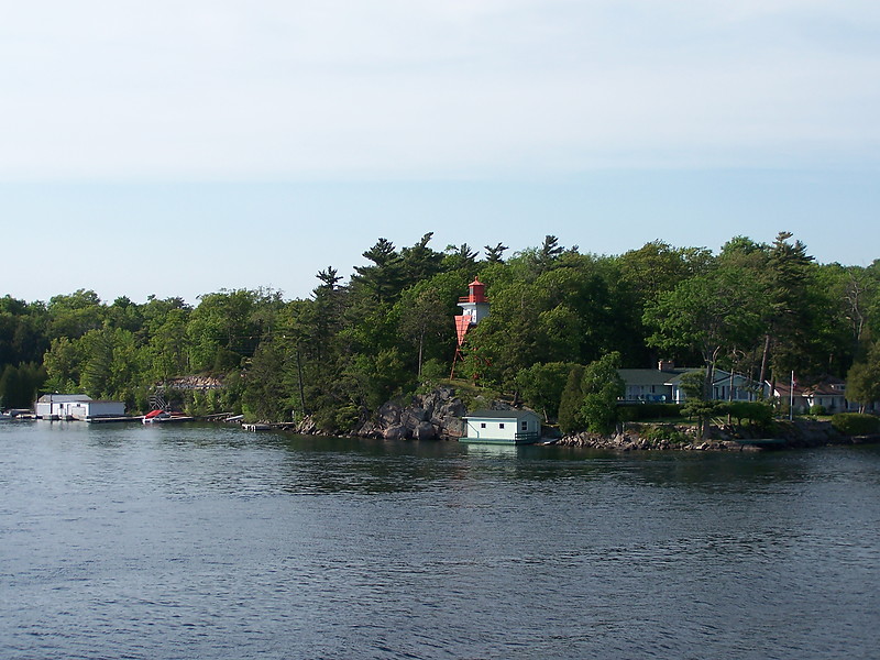 Thousand islands / 	De Watteville Island Rear Range lighthouse
Keywords: Saint Lawrence river;Canada;Ontario