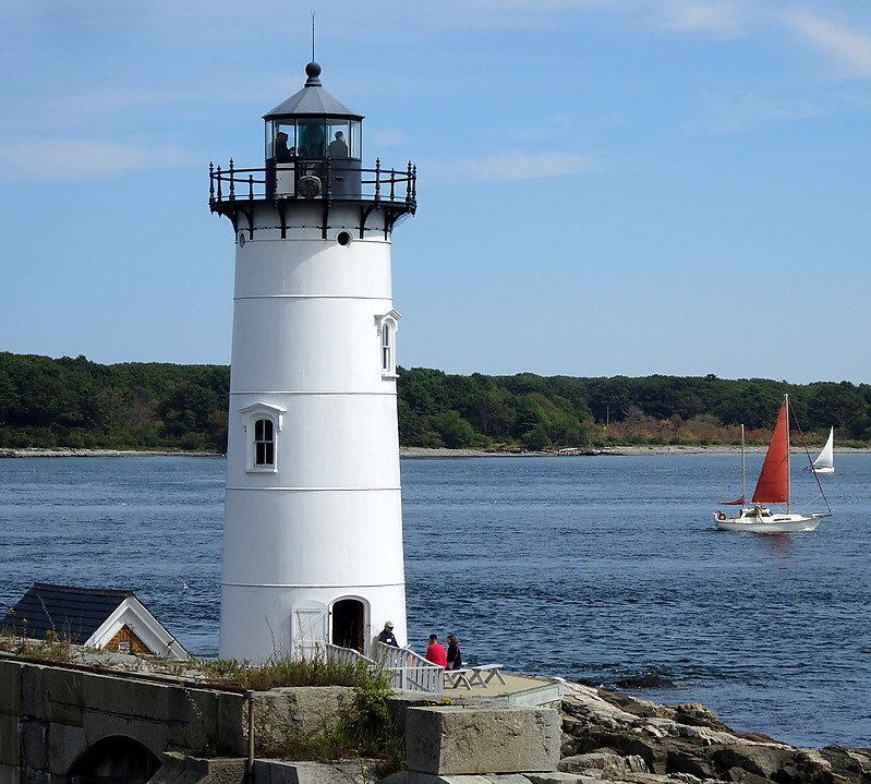 New Hampshire / Portsmouth Harbor lighthouse
AKA New Castle, Fort Point, Fort Constitution 
Keywords: United States;Atlantic Ocean;New Hampshire