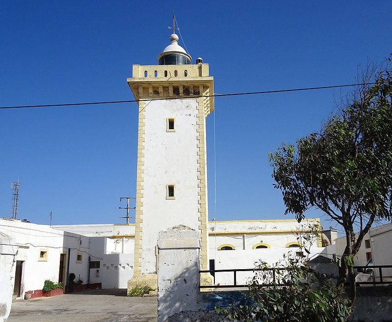 Essaouira / Sidi Magdul lighthouse
AKA Sidi Megdoul, Mogador
Front range for Essaouira approaches
Keywords: Morocco;Essaouira;Atlantic ocean
