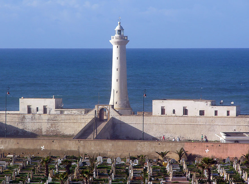 Rabat Lighthouse 
January 2009
Other name - Fort de la Calette Lighthouse
Keywords: Rabat;Morocco;Atlantic ocean