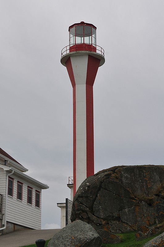 Nova Scotia / Cape Forchu lighthouse 
Keywords: Canada;Nova Scotia;Atlantic ocean;Cape Forchu