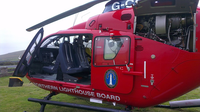 NLB Helicopter
Helicopter logo on the side of the helicopter used by Scotland's, Northern Lighthouse Board
Keywords: Scotland;United Kingdom