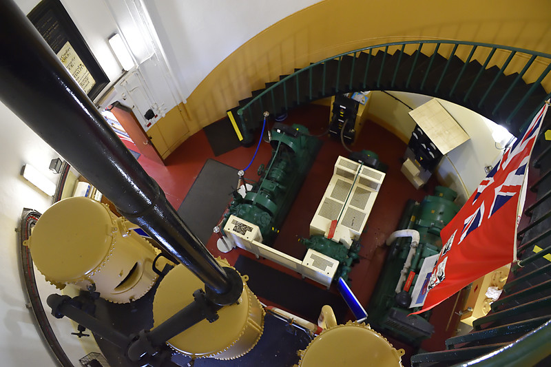 Portland Bill Museum, Looking down on the Engine Room
Keywords: England;Museum