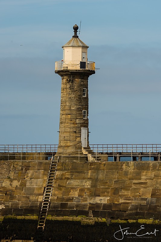 Whitby East Pier old lighthouse 
Keywords: Scarborough;England;North sea;United Kingdom;Whitby