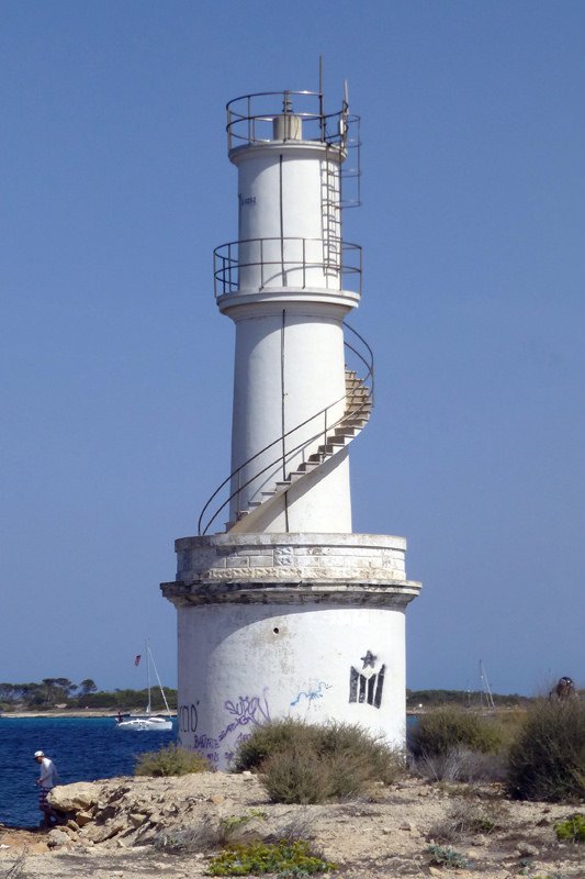 Formentera / La Savina lighthouse
Author of the photo: [url=https://www.flickr.com/photos/45898619@N08/]Paddy Ballard[/url]

Keywords: Formentera;Balearic islands;Spain;Mediterranean sea