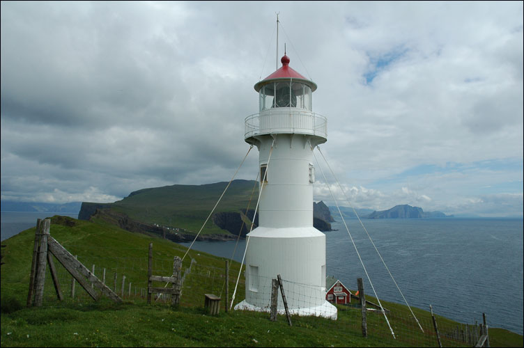 Mykines lighthouse
AKA Myggenaes
Author of the photo: [url=http://www.jenskjeld.info/]Marita Gulklett[/url]

Keywords: Faroe Islands;Atlantic ocean