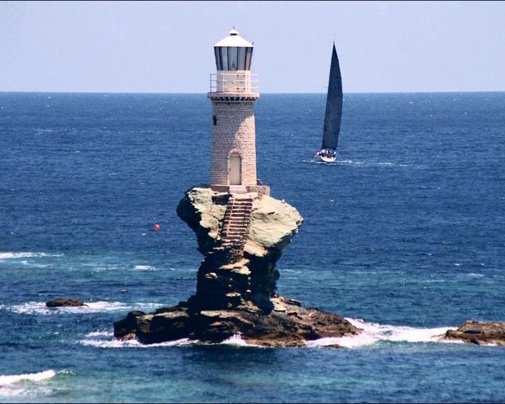 Kykladen / Andros / Andros Chóra / Tourlitis Lighthouse
Source of the photo: [url=http://www.faroi.com/]Lighthouses of Greece[/url]

Keywords: Cyclades;Greece;Aegean sea;Andros