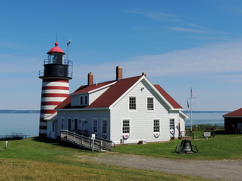 Maine  / West Quoddy Head lighthouse
Author of the photo: [url=https://www.flickr.com/photos/bobindrums/]Robert English[/url]
Keywords: Maine;United States;Atlantic ocean