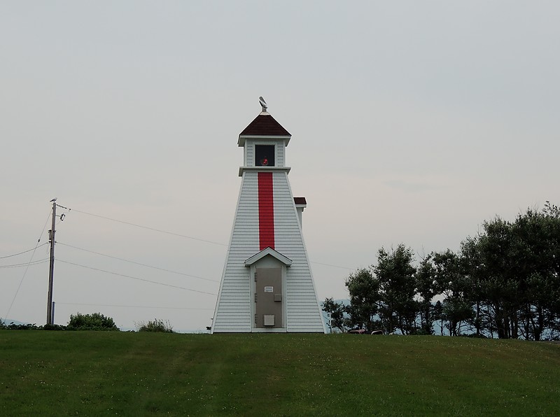Nova Scotia / Caveau Point Rear Range Lighthouse
Author of the photo: [url=https://www.flickr.com/photos/bobindrums/]Robert English[/url]

Keywords: Nova Scotia;Canada;Gulf of Saint Lawrence