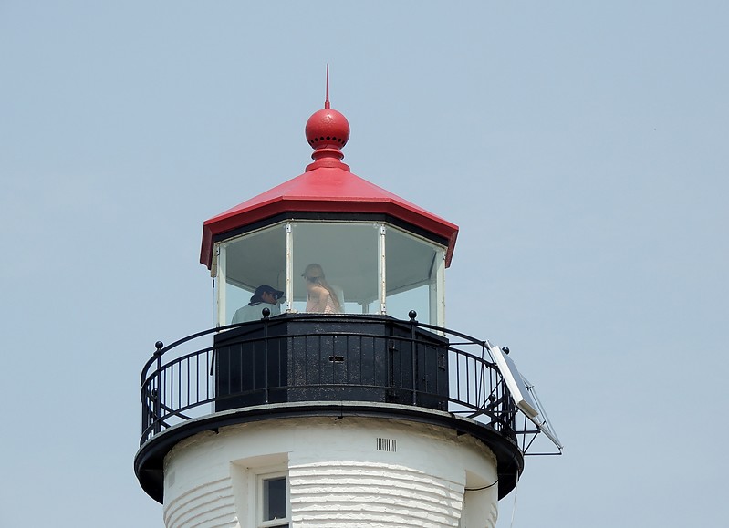 Michigan / Crisp Point lighthouse - lantern
Author of the photo: [url=https://www.flickr.com/photos/bobindrums/]Robert English[/url]
Keywords: Michigan;Lake Superior;United States;Lantern