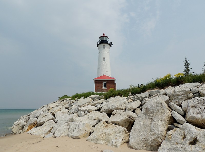 Michigan / Crisp Point lighthouse
Author of the photo: [url=https://www.flickr.com/photos/bobindrums/]Robert English[/url]
Keywords: Michigan;Lake Superior;United States