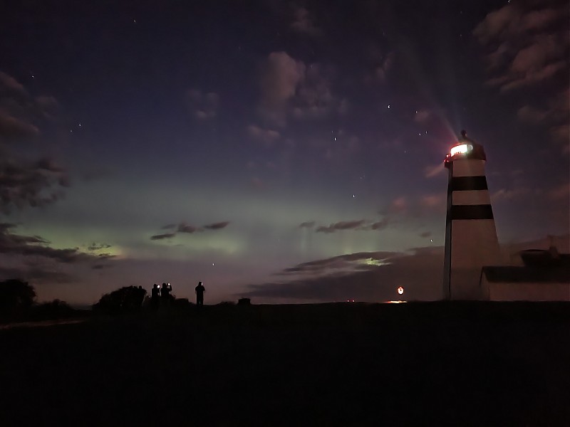 Godoya / Alnes Lighthouse
polar lights seen on a background
Keywords: Godoya;Norway;Norwegian sea;Alesund;Night