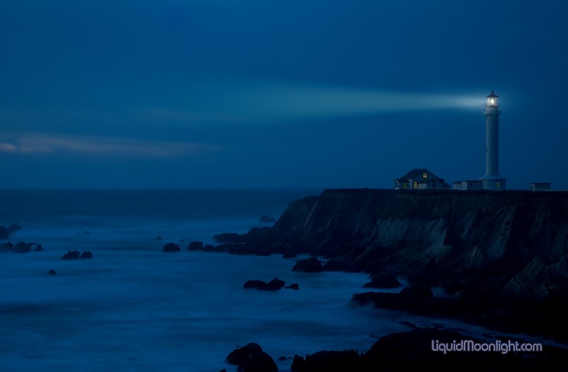 California / Point Arena lighthouse at night
Author of the photo: [url=http://YosemiteLandscapes.com]Darvin Atkeson[/url]
Keywords: United States;Pacific ocean;Night;California