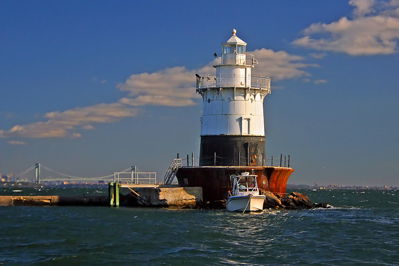 New York / Old Orchard Shoal lighthouse
Author of the photo: [url=https://jeremydentremont.smugmug.com/]nelights[/url]
Keywords: New York;United States;Offshore;Staten Island