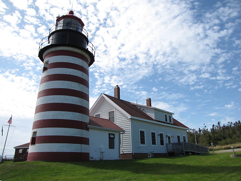 Maine / West Quoddy Head lighthouse
Author of the photo: [url=https://www.flickr.com/photos/bobindrums/]Robert English[/url]

Keywords: Maine;United States;Atlantic ocean