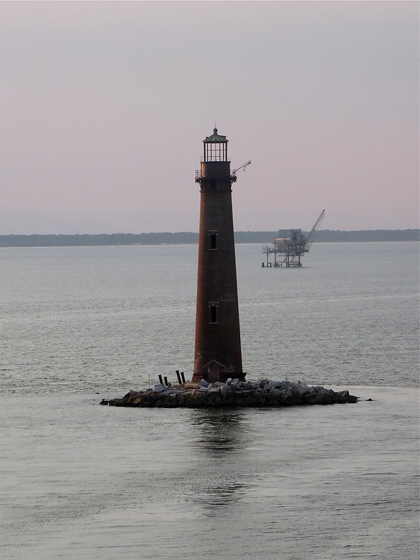 Alabama / Mobile Bay / Sand Island lighthouse
Author of the photo: [url=https://www.flickr.com/photos/bobindrums/]Robert English[/url]
Keywords: Alabama;Gulf of Mexico;Mobile bay;Offshore;United States